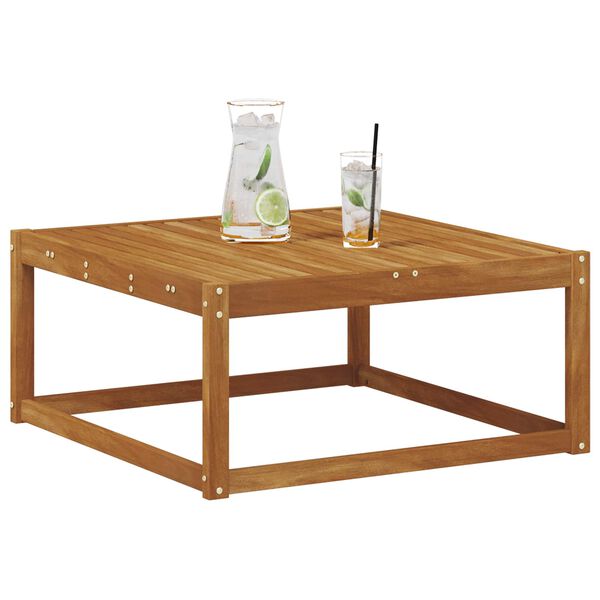 vidaXL Venkovn&iacute; podnožka Masivn&iacute; ak&aacute;tov&eacute; dřevo Př&iacute;rodn&iacute;