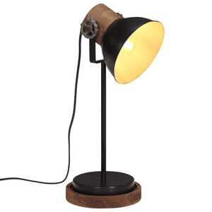 vidaXL Stoln&iacute; lampa 25 W čern&aacute; 17 x 17 x 50 cm E27