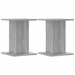 vidaXL Stojany na reproduktory 2 ks &scaron;ed&eacute; sonoma 30x30x40 cm kompozit