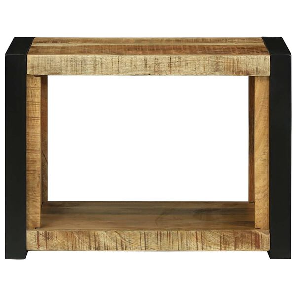 vidaXL Kostka Hnědá 55 x 35 x 40 cm Masivní magnovníkové dřevo