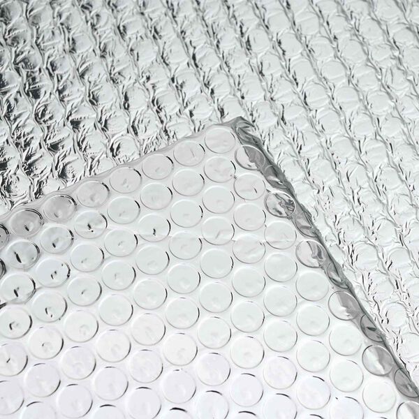 vidaXL Reflexn&iacute; f&oacute;lie za radi&aacute;tor Stř&iacute;brn&aacute; 30 x 0,6 m Polyethylen