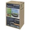 INTEX Kryt na v&iacute;řivku Tmavě &scaron;ed&aacute; 180 x 180 cm PVC a PU
