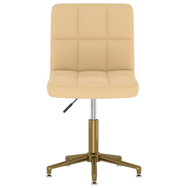 vidaXL Otočn&eacute; j&iacute;deln&iacute; židle 2 ks kr&eacute;mov&eacute; samet