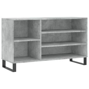 vidaXL Botn&iacute;k betonově &scaron;ed&yacute; 102x36x60 cm kompozitn&iacute; dřevo