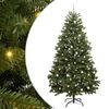 vidaXL Uměl&yacute; Skl&aacute;dac&iacute; V&aacute;nočn&iacute; Strom Zelen&aacute; 270 cm PVC a ocel 300 LED
