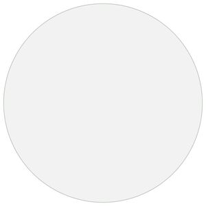 vidaXL Ochrann&aacute; f&oacute;lie na stůl průhledn&aacute; &Oslash; 60 cm 1,6 mm PVC