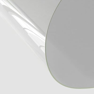 vidaXL Ochranná fólie na stůl průhledná Ø 110 cm 2 mm PVC