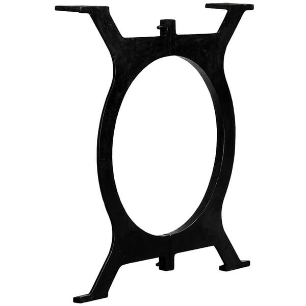 vidaXL Nohy k j&iacute;deln&iacute;mu stolu ve tvaru p&iacute;smene O 2 ks litinov&eacute;