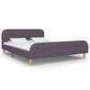vidaXL R&aacute;m postele bez matrace Taupe l&aacute;tka 135x190 cm