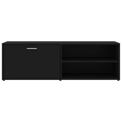 vidaXL TV stolek černý 120 x 34 x 37 cm dřevotříska
