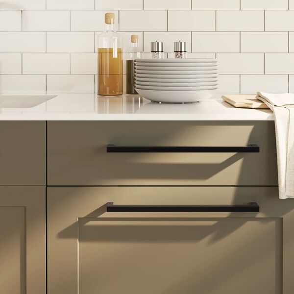 vidaXL N&aacute;bytkov&eacute; &uacute;chytky 10 ks čern&eacute; 320 mm nerezov&aacute; ocel