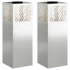 vidaXL Sol&aacute;rn&iacute; LED Cestovn&iacute; Světlo 2 ks Tepl&aacute; b&iacute;l&aacute; 18 x 18 x 50 cm