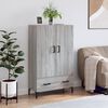 vidaXL Skř&iacute;ň highboard &scaron;ed&aacute; sonoma 69,5 x 31 x 115 cm kompozitn&iacute; dřevo