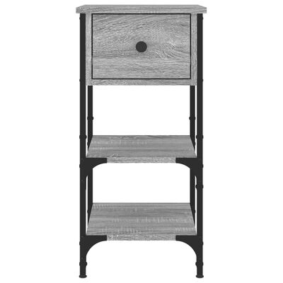 vidaXL Noční stolek šedý sonoma 34 x 36 x 70 cm kompozitní dřevo