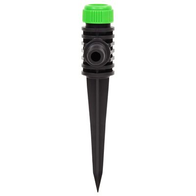 vidaXL Rotační postřikovače 6 ks zelené a černé 3 x 6 x 19,5 cm ABS&PP