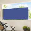 vidaXL Zatahovac&iacute; bočn&iacute; mark&yacute;za/z&aacute;stěna na terasu 120 x 500 cm modr&aacute;