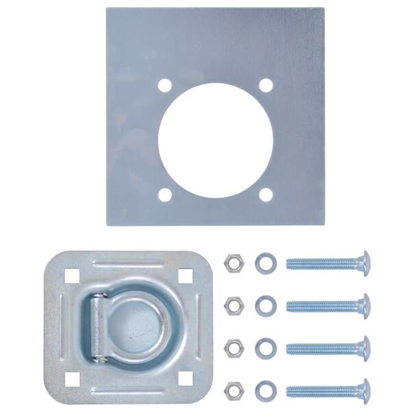 vidaXL Up&iacute;nac&iacute; oka na př&iacute;věs, 6 ks, pozinkovan&aacute; ocel, 2000 kg
