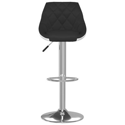 vidaXL Barové židle 2 ks černobílé umělá kůže