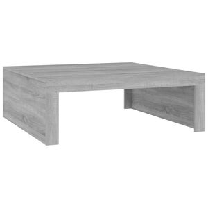 vidaXL Konferenčn&iacute; stolek &scaron;ed&yacute; sonoma 100x100x35 cm kompozitn&iacute; dřevo