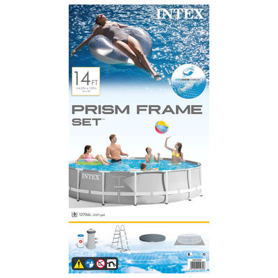 Intex Bazén Prism Frame s příslušenstvím 427 x 107 cm