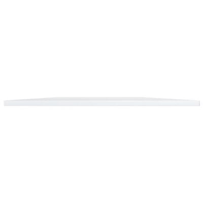 vidaXL Přídavné police 8 ks bílé vysoký lesk 80x20x1,5 cm dřevotříska