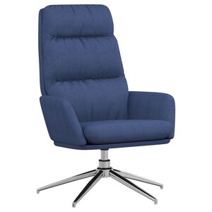 vidaXL Relaxačn&iacute; křeslo modr&eacute; textil