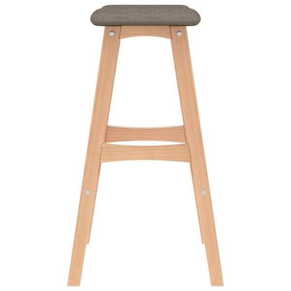 vidaXL Barov&eacute; stoličky 2 ks taupe textil