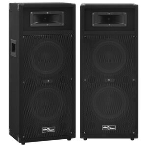 vidaXL Profesion&aacute;ln&iacute; pasivn&iacute; hi-fi reproduktory 2 ks 1000 W čern&eacute;