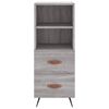 vidaXL Skř&iacute;ň highboard &scaron;ed&aacute; sonoma 34,5 x 34 x 180 cm kompozitn&iacute; dřevo