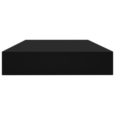 vidaXL Přídavné police 4 ks černé 100 x 10 x 1,5 cm dřevotříska