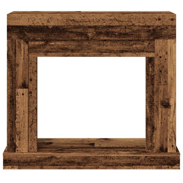 vidaXL Krbová obestavba old wood 100 x 30 x 87,5 cm kompozitní dřevo