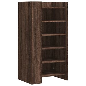 vidaXL Botn&iacute;k hněd&yacute; dub 52 x 37,5 x 100 cm kompozitn&iacute; dřevo