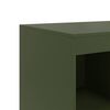 vidaXL Highboard olivově zelený 67 x 39 x 95 cm ocel