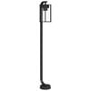 vidaXL Venkovn&iacute; stojac&iacute; lampa čern&aacute; 100 cm nerezov&aacute; ocel