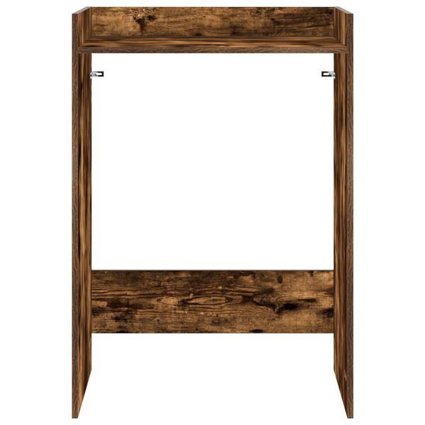 vidaXL Skř&iacute;ň na pračku Kouřov&yacute; dub 67,5 x 48 x 97 cm Kompozitn&iacute; dřevo