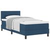 vidaXL Postel s boxspringem s pol&scaron;t&aacute;řem Modr&aacute; 80 x 200 cm textil
