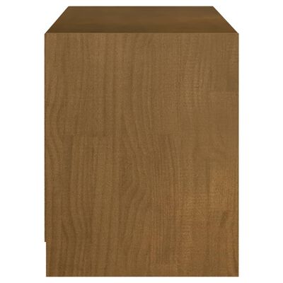 vidaXL TV stolek medově hnědý 104 x 33 x 41 cm masivní borové dřevo