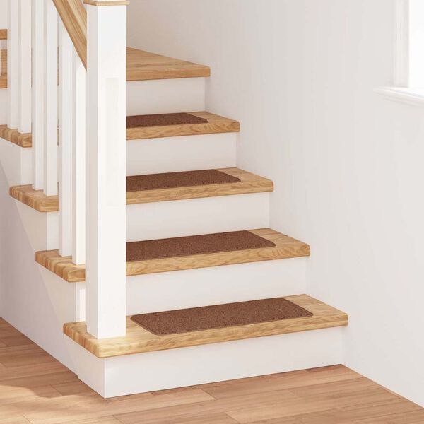 vidaXL Protiskluzov&eacute; podložky na schody 15 pcs Žlut&aacute; 60 x 25 cm PP