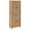 vidaXL Vysok&yacute; bufet 2 ks Artisanov&yacute; dub 69,5 x 34 x 180 cm
