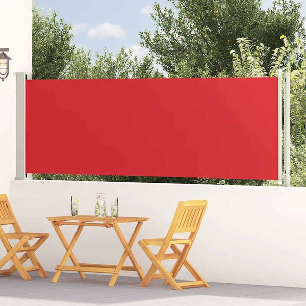 vidaXL Zatahovac&iacute; bočn&iacute; mark&yacute;za 117 x 600 cm červen&aacute;