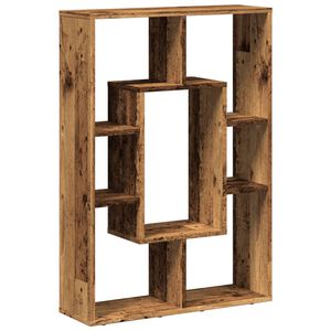 vidaXL Knihovna old wood 63 x 20 x 90 cm kompozitn&iacute; dřevo