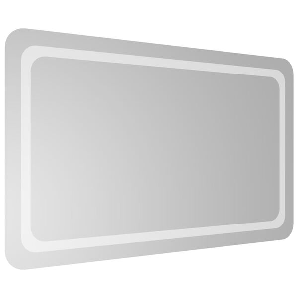 vidaXL Koupelnov&eacute; zrcadlo s LED osvětlen&iacute;m 60x100 cm