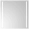 vidaXL Koupelnov&eacute; zrcadlo s LED osvětlen&iacute;m 40x40 cm