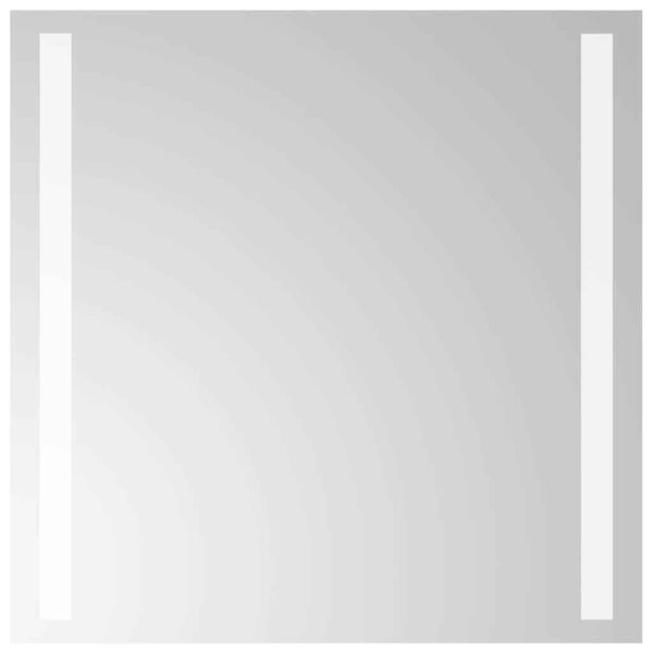 vidaXL Koupelnov&eacute; zrcadlo s LED osvětlen&iacute;m 40x40 cm