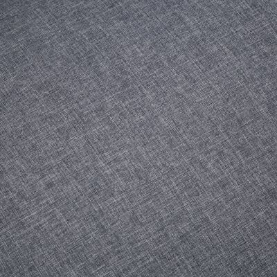 vidaXL 3místná sedačka textilní čalounění tmavě šedá