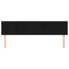 vidaXL Čela postele čern&aacute; 200x5x78/88 cm samet