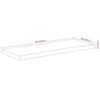 vidaXL Stoln&iacute; deska 100x40x2,5 cm obd&eacute;ln&iacute;k masivn&iacute; ak&aacute;cie živ&aacute; hrana