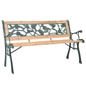 vidaXL Zahradn&iacute; lavice 122 cm dřevěn&aacute;
