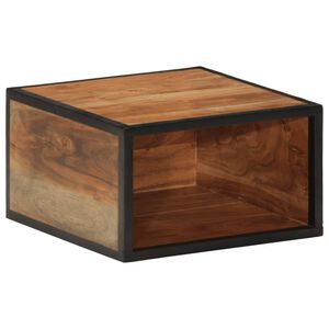 vidaXL N&aacute;stěnn&yacute; nočn&iacute; stolek 35 x 35 x 20 cm masivn&iacute; ak&aacute;ciov&eacute; dřevo