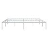 vidaXL Kovový rám postele bílý 193 x 203 cm